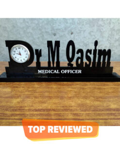 Customized Name Acrylic Table Decor Clock Stylish and Personalized Name Clock