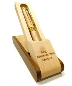 CUSTOMIZE LUXURIOUS NAME ENGRAVED ON WOODEN PEN LOOKS GREAT (PERFECT GIFT TO SEND YOUR LOVED ONCE)