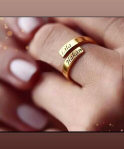 Customize/Personalize Your Own Name Ring Available In More Designs