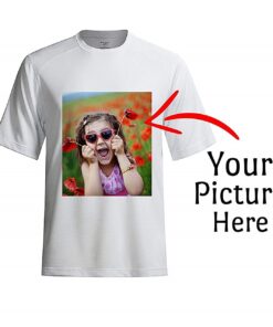 Customized T shirt for girl n boys with your Name, photo, quote or your favorite design. Best gift option